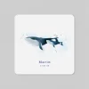 Faire-part Naissance Animaux | Créations En Collaboration^Planet cards Douces Baleines