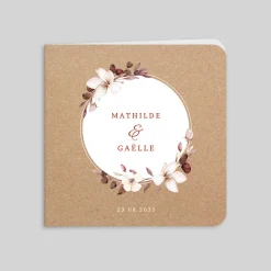 Faire-part Mariage Champêtre^Planet cards Douceur d'Automne