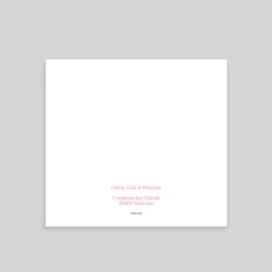 Faire-part Naissance Fille^Planet cards Douceur Pictos