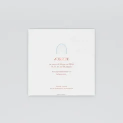 Faire-part Naissance Fille^Planet cards Doux Arc-En-Ciel