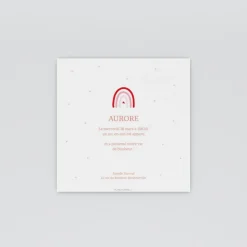 Faire-part Naissance Fille^Planet cards Doux Arc-En-Ciel