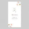 Menu Baptême^Planet cards Doux Papillon