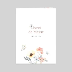 Livret De Baptême^Planet cards Doux Papillon