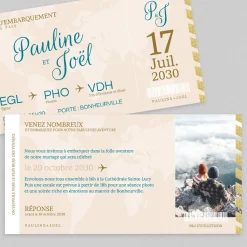 Faire-part Mariage Original | Gamme Complète^Planet cards Embarquement Imminent