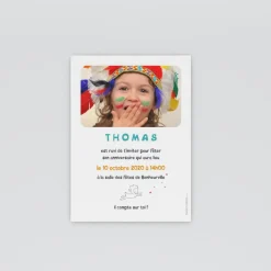 Carte Invitation Anniversaire Enfant Garçon^Planet cards En Etoiles