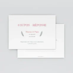 Coupon-réponse Mariage^Planet cards Enfants Mariage