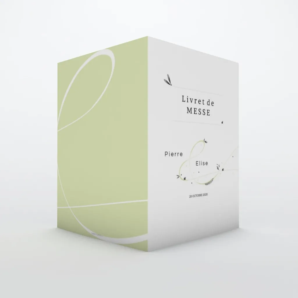 Livret De Messe Mariage^Planet cards Esperluette