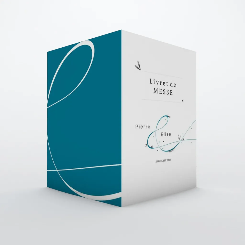 Livret De Messe Mariage^Planet cards Esperluette