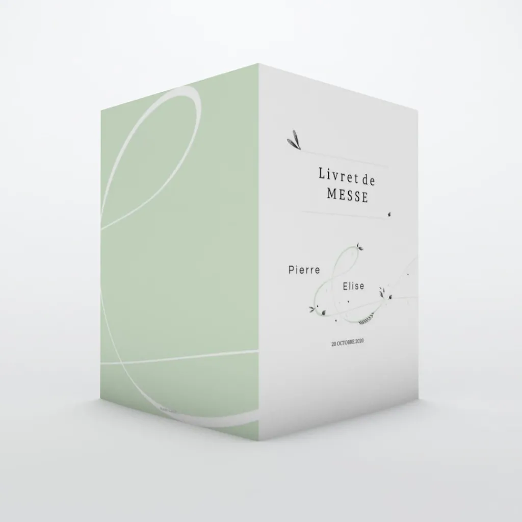Livret De Messe Mariage^Planet cards Esperluette