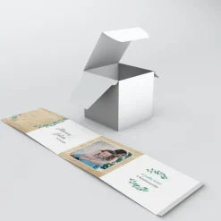 Boîte À Dragées Mariage^Planet cards Eucalyptus Et Bois