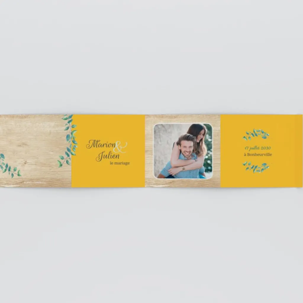 Boîte À Dragées Mariage^Planet cards Eucalyptus Et Bois