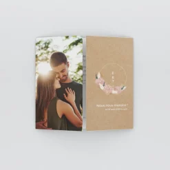 Faire-part Mariage Bohème | Faire-part Mariage Champêtre^Planet cards Eucalyptus et Hortensia