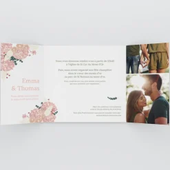 Faire-part Mariage Bohème | Faire-part Mariage Champêtre^Planet cards Eucalyptus et Hortensia