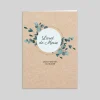 Livret De Messe Mariage^Planet cards Eucalyptus Kraft