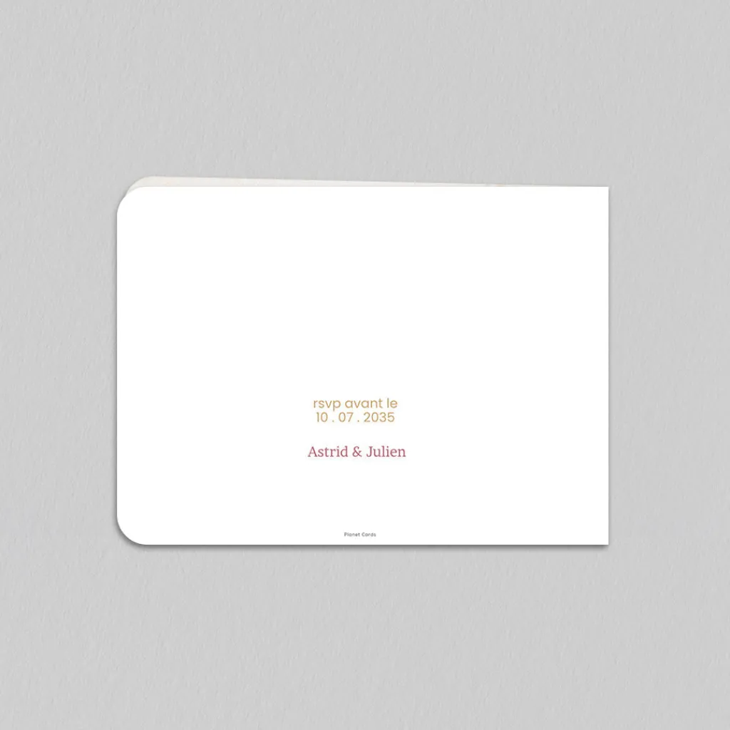 Faire-part Mariage Bohème | Faire-part Mariage Champêtre^Planet cards Eucalyptus Romantique