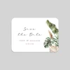 Save The Date^Planet cards Feuillage Bohème et Photos