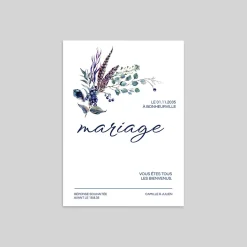Faire-part Mariage Champêtre | Gamme Complète^Planet cards Feuilles et plumes