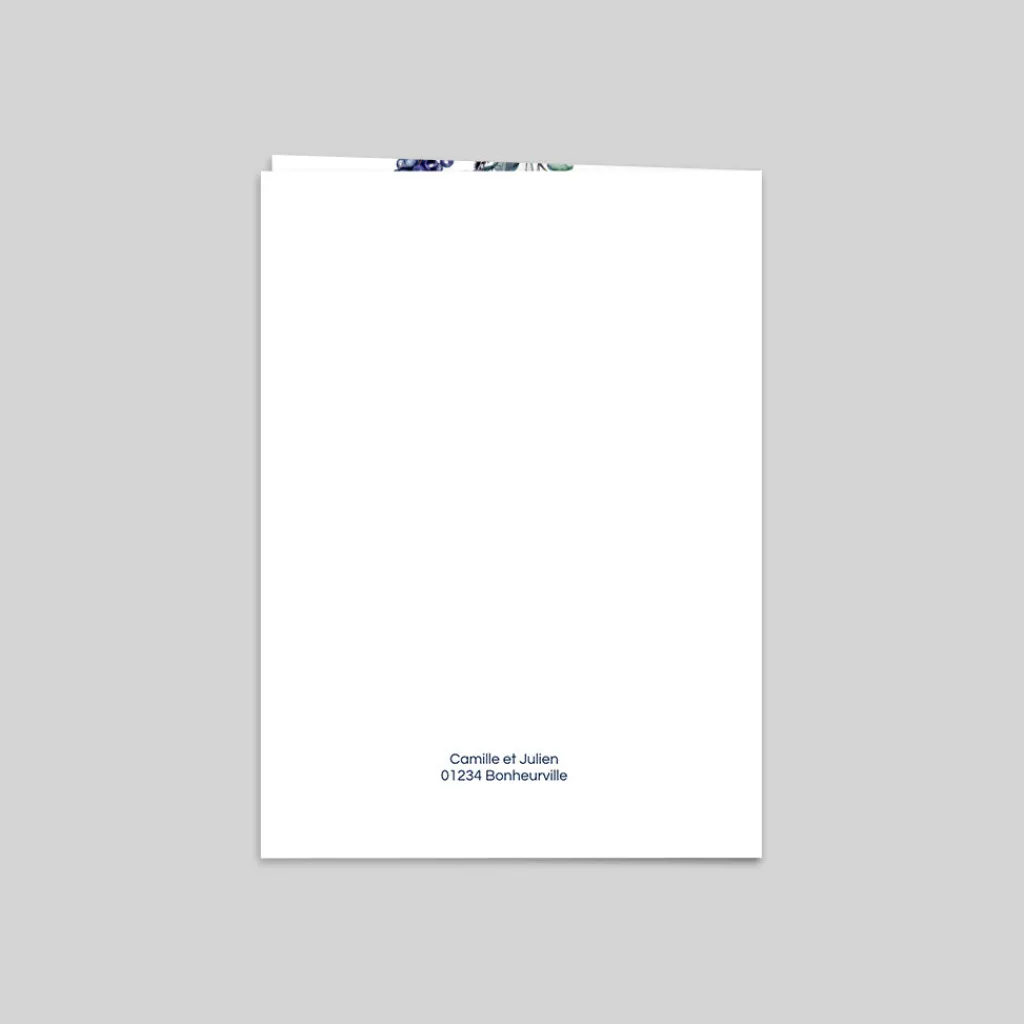 Faire-part Mariage Champêtre | Gamme Complète^Planet cards Feuilles et plumes