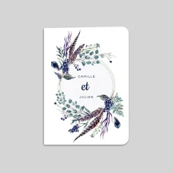 Faire-part Mariage Champêtre | Gamme Complète^Planet cards Feuilles et plumes