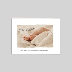 Faire-part Naissance Fille^Planet cards Fine Calligraphie