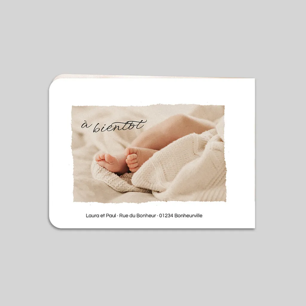 Faire-part Naissance Fille^Planet cards Fine Calligraphie