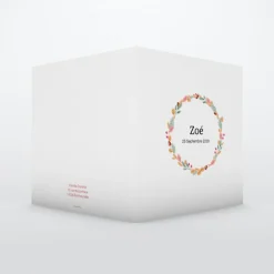 Faire-part Naissance Fille^Planet cards Fine couronne de l'automne