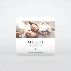 Carte Remerciement Naissance Classique | Carte Remerciement Naissance Magnet^Planet cards Flèche et Douceur