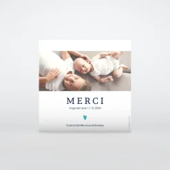 Carte Remerciement Naissance Classique | Carte Remerciement Naissance Magnet^Planet cards Flèche et Douceur