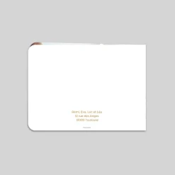 Carte De Vœux Famille^Planet cards Fleur Minimale