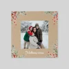 Carte De Vœux Famille | Carte De Vœux Nature^Planet cards Fleurs de Noël