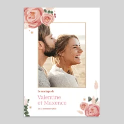 Faire-part Mariage Bohème | Faire-part Mariage Champêtre^Planet cards Fleurs Séchées Marguerites et Roses