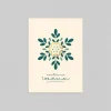 Carte De Vœux Nature^Planet cards Flocon Végétal