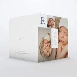 Faire-part Naissance Garçon^Planet cards Flocons De Neige