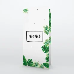 Menu Baptême^Planet cards Forêt tropicale