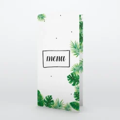 Menu Baptême^Planet cards Forêt tropicale