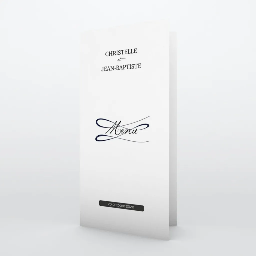 Menu De Mariage^Planet cards Gatsby