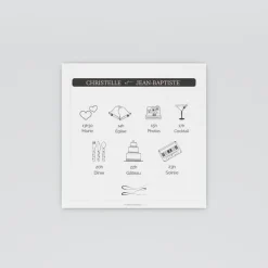 Programme De Mariage^Planet cards Gatsby