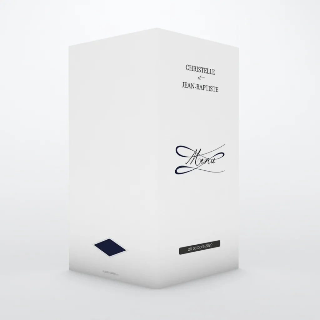 Menu De Mariage^Planet cards Gatsby