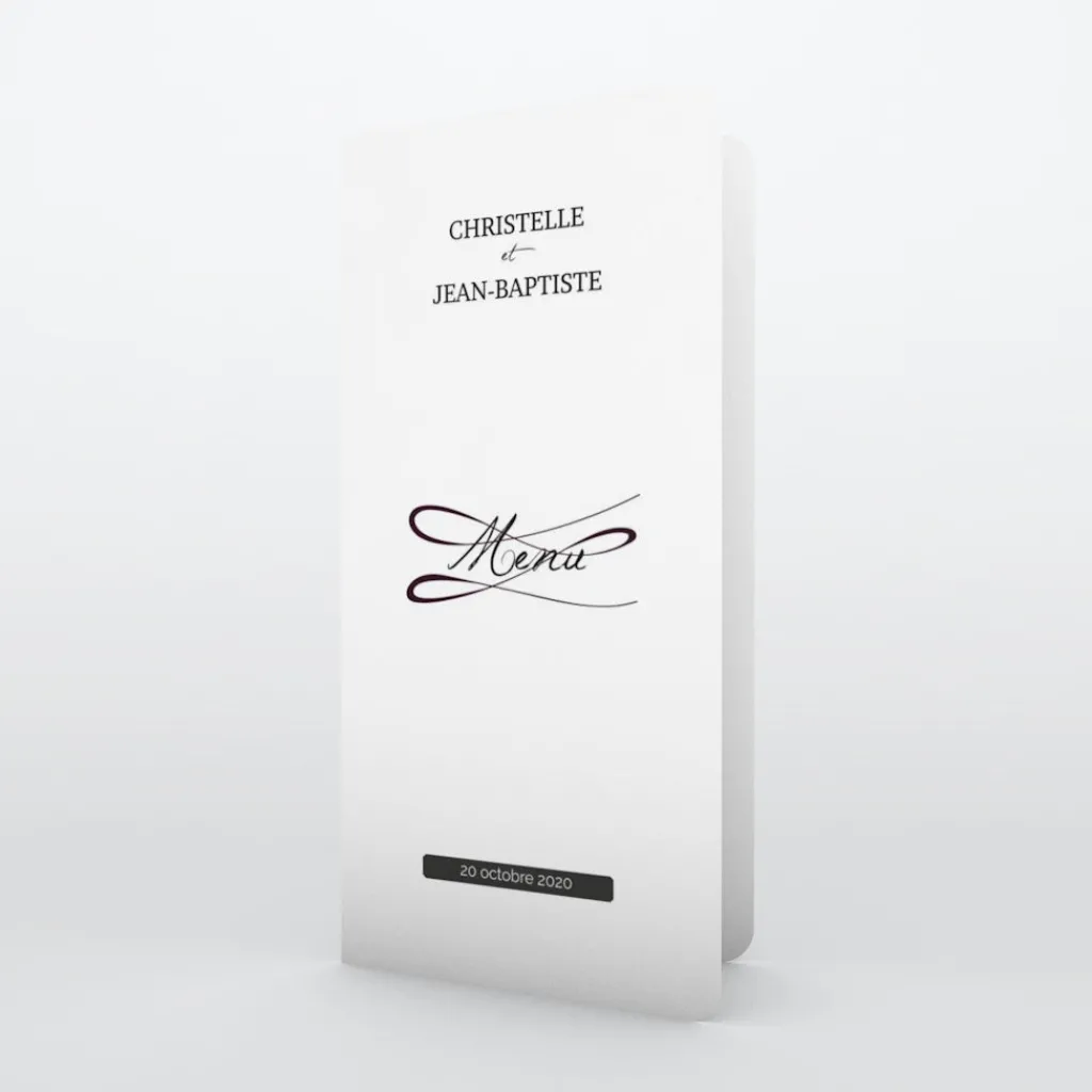 Menu De Mariage^Planet cards Gatsby