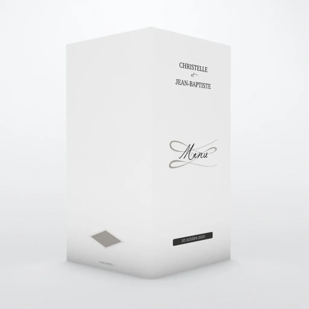 Menu De Mariage^Planet cards Gatsby