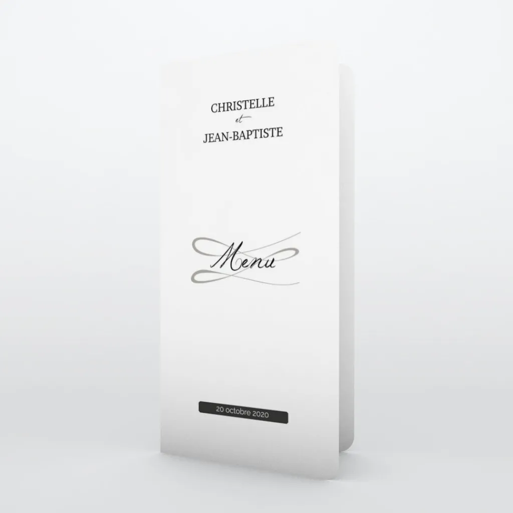 Menu De Mariage^Planet cards Gatsby