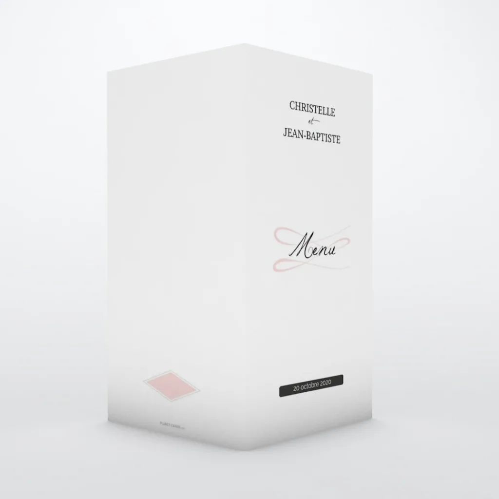 Menu De Mariage^Planet cards Gatsby