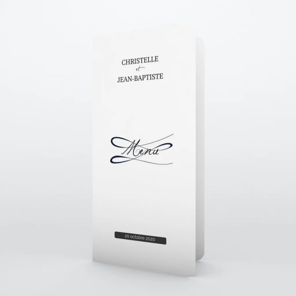 Menu De Mariage^Planet cards Gatsby