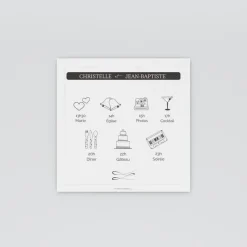 Programme De Mariage^Planet cards Gatsby