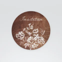 Carte D'invitation Mariage^Planet cards Gravures et bois