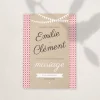 Faire-part Mariage Original | Faire-part Mariage Champêtre^Planet cards Guinguette et Vichy