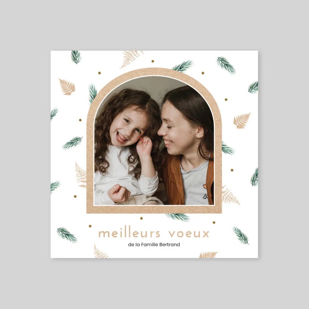 Carte De Vœux Nature^Planet cards Herbier d'Hiver