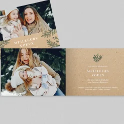 Carte De Vœux Nature^Planet cards Herbier et Kraft