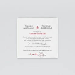 Carte D'invitation Mariage^Planet cards Illustration papa et maman
