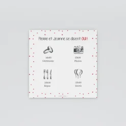 Programme De Mariage^Planet cards Illustration papa et maman